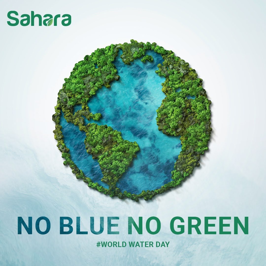No blue no green, world water day message
